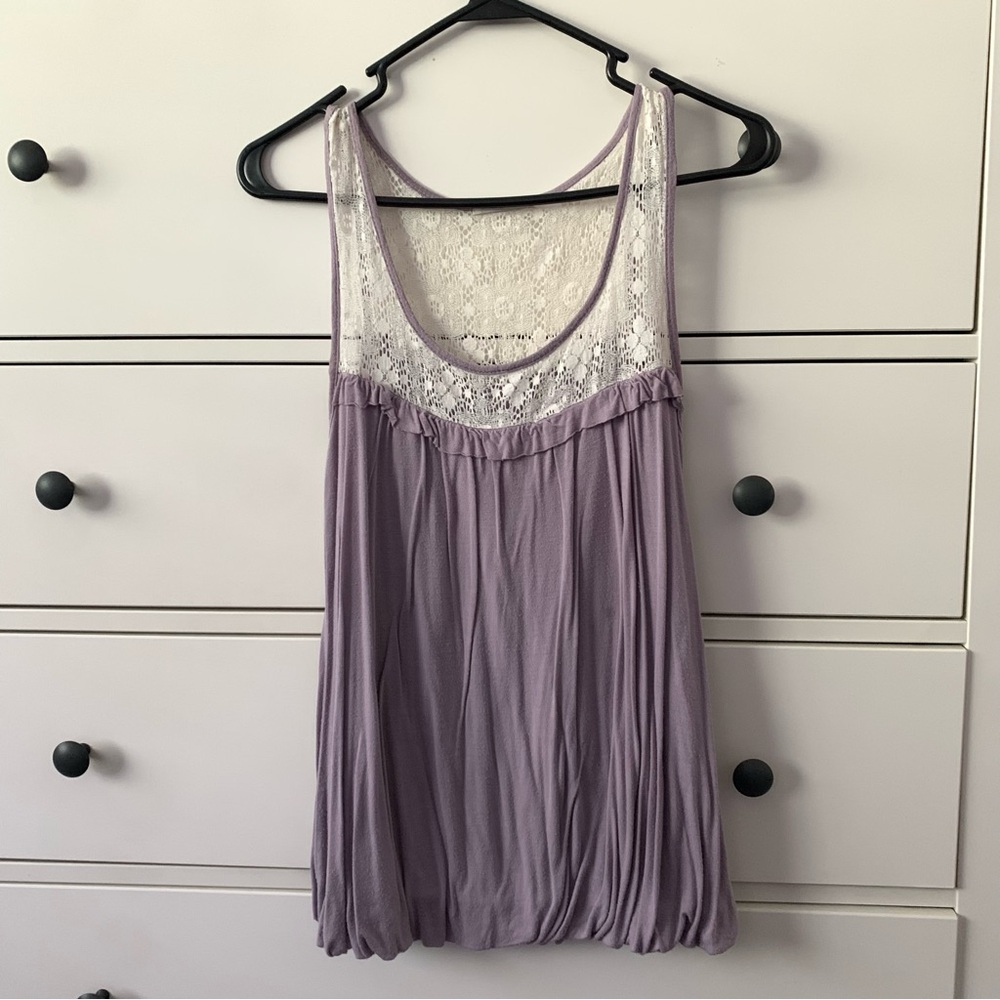 Flowy Purple Tank Top